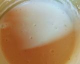 A picture of step 4 of Gulab jamun stuffed strawberry lassi panna cotta.