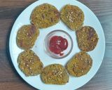 A picture of step 6 of Raw papaya Tikki.