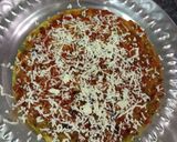 A picture of step 2 of Makeover Pizza Made With Leftover Methi Paratha.