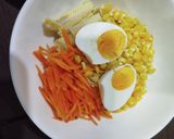 Foto langkah ke 8 dari resep Ramen Gulai Topping Telur Udang.