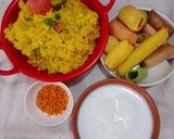 A picture of step 4 of Dal khichdi.