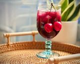 Hình bước làm 4 của món 🌱 Nước Giải Khát Cherry Nấu Rượu Vang Đỏ Hạt Chia