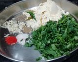 A picture of step 1 of Gatte ki sabji.