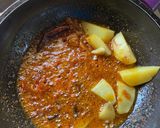 A picture of step 8 of Soyabean Muithya.