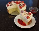 A picture of step 31 of Strawberry Lemonade Mousse Cake.