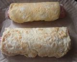 Foto del paso 7 de la receta: Rollito de salchicha gigante con surimi y queso