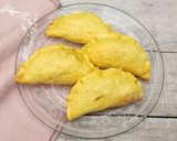 Foto del paso 8 de la receta: 🥟🍗🥓🍄‍🟫Empanadas de pollo desmechado, panceta, verdeo y champiñones 🍄‍🟫 🥓🍗🥟Masa de papa