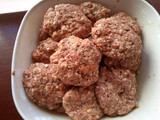 Hamburguesas/ albóndigas de carne