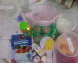 Foto langkah ke 1 dari resep Bolu Lipat Merah Putih.