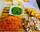 عکس مرحله 1 از دستور سوپ سبزیجات