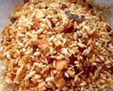 A picture of step 1 of Chivda Namkeen.