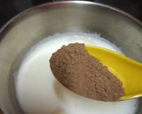 A picture of step 2 of Chaco coco kheer.