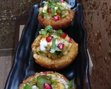 A picture of step 8 of Sago Sweet Potato Katori Chaat.