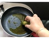 A picture of step 7 of Bharwa Karela.