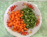 Hình bước làm 1 của món Cơm chiên hải sản