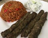 A picture of step 5 of Baked Kofta and Kofta Arayes Platter.