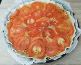 Une image de l'étape 3 de Quiche au thon/tomate.