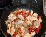 Foto del paso 3 de la receta: Salmón con verduras