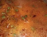 A picture of step 6 of Choliya Pulao.
