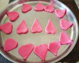 A picture of step 3 of Valentine,s worthy delicious heart cookies.
