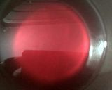 A picture of step 2 of Hibiscus green tea with coconut milk.