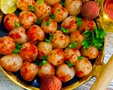 लीची की चटपटी चाट (Spicy Litchi Chaat) रेसिपी चरण 6 फोटो
