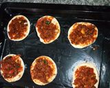 A picture of step 13 of Mini cheeseless pizza.