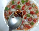 A picture of step 4 of Quick Veg Dosa Pizza.
