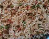 A picture of step 3 of Spaghetti.