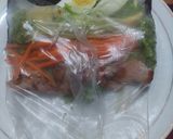 Foto langkah ke 3 dari resep Rice Paper Nori Chicken Roll.