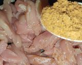 A picture of step 2 of Chicken Fajita Filling.