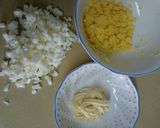 Foto langkah ke 2 dari resep Sandwich mayonaise telur keju.