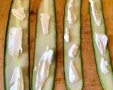 Foto del paso 2 de la receta: Rollitos de pepino 🥒