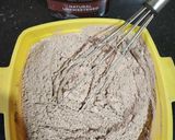 A picture of step 1 of Red velvet Pancake.