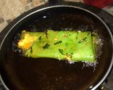 A picture of step 5 of Arvi leaf.