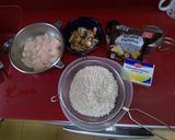 Foto del paso 1 de la receta: Arroz meloso con pollo y setas en olla GM g