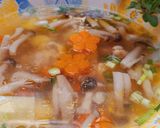 Hình bước làm 2 của món Canh gà nấu súp nấm