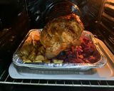 A picture of step 6 of Beer Can Roasted Chicken.