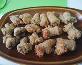 A picture of step 4 of Fried Hake Roe.