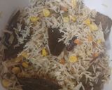 A picture of step 5 of Corn pulao.