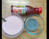 A picture of step 10 of Sabudana(Sago) pink falooda.