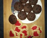 વેનીલા હાર્ટ કૂકીઝ અને ચોકલેટ ચિપ્સ કૂકીઝ(cookies recipe in gujarati) રેસીપી સ્ટેપ10ફોટો