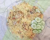 A picture of step 6 of Beef pulao Biryani.
