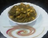 A picture of step 9 of Spinach Corn Curry.