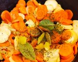 Gévagomba vadasmártásban recept fázis 2 fotója