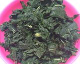 Foto langkah ke 1 dari resep Oseng" daun singkong terasi 😋😋.
