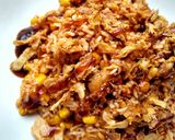 A picture of step 4 of BBQ Fried Rice.