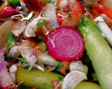 A picture of step 2 of Veggie Stock.