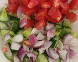 A picture of step 2 of Easy & Healthy Chickpea Salad.