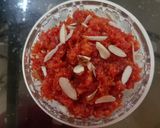 A picture of step 6 of Gajar Halwa.